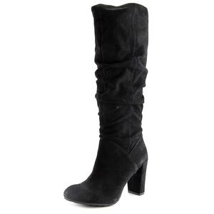 Nine West Shiryl Women US 11 Black Knee High Boot